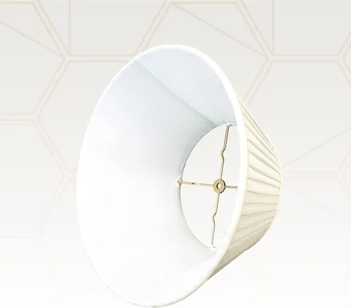 Miniatura 4 de Royal Designs - Pantalla básica plisada lateral de 6 vías, cáscara de huevo, 9.5 x 15 x 8 pulgadas Eggshell