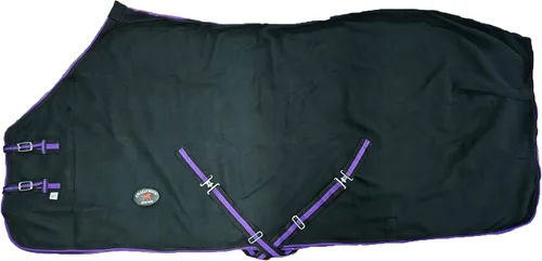 72" Caballo Púrpura Suave Fleece Cooler Humedad Mecha Ejercicio Mostrar Manta 4396
