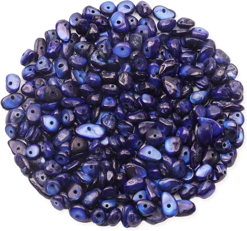 Miniatura 35 de 500 cuentas de piedra natural con virutas naturales, citrino de 0.317 a 0.315 pulgadas, piedras preciosas irregulares de cristal curativo, cuentas