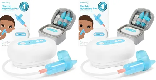 Miniatura 8 de Frida Baby Aspirador nasal eléctrico NoseFrida Pro para bebé, succión de grado hospitalario, succión de nariz para bebés y niños pequeños, aspirador
