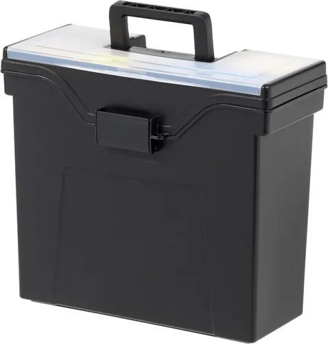 Miniatura 16 de IRIS - Caja de archivos hermética portátil tamaño carta, paquete de 4, transparente