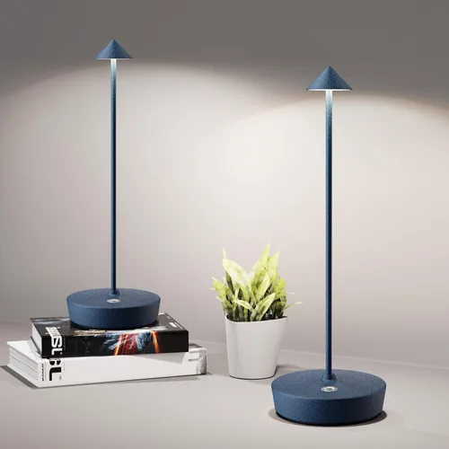 Miniatura 22 de Lámparas de mesa inalámbricas recargables, 6000 mAh, funciona con pilas, lámpara de escritorio LED para exteriores, impermeable, portátil, táctil