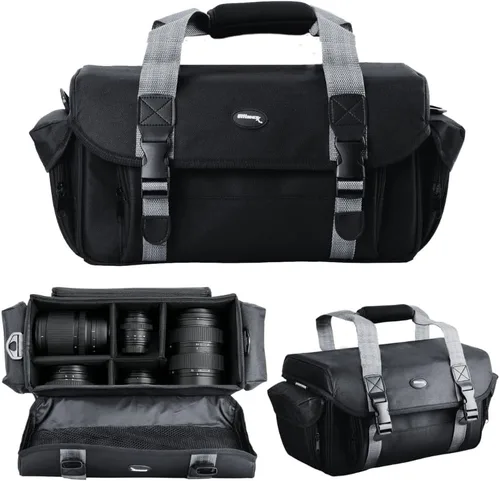 Miniatura 5 de Ultimaxx Bolsa mediana totalmente acolchada con hebillas dobles para cámaras y videocámaras Sony, Nikon, Canon, Olympus, Pentax, Panasonic, Samsung