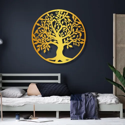 Arte de pared de metal árbol de la vida, decoración de pared de metal, árbol de la vida, decoración de pared de árbol de la vida, arte de pared de