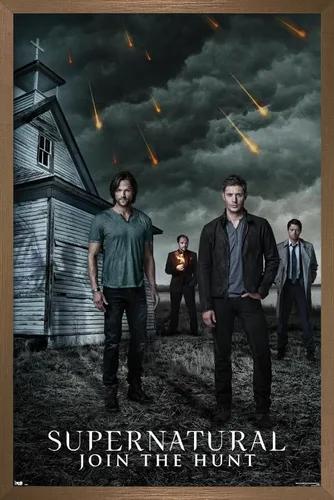 Miniatura 16 de Trends International Supernatural - Póster de pared de iglesia, 22.4 pulgadas de largo x 14.7 pulgadas, versión enmarcada en madera de granero