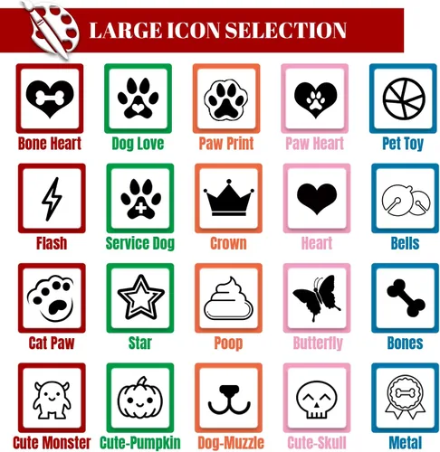 Miniatura 5 de Collares de perro personalizados, collar de perro de transferencia de calor con nombre y número de teléfono, collar de perro de cuero acolchado