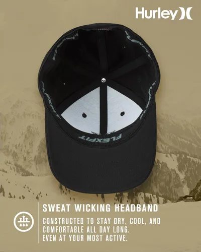 Miniatura 66 de Hurley Gorras para hombre - One & Only Flexfit Textures Cap - Sombreros ajustados para hombre, S-XL