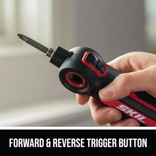 Miniatura 12 de SKIL - Destornillador recargable Twist 2.0 de 4 V con cabeza giratoria, ajuste de torque, cable de carga USB-C y juego de 2 brocas - SD5619-01