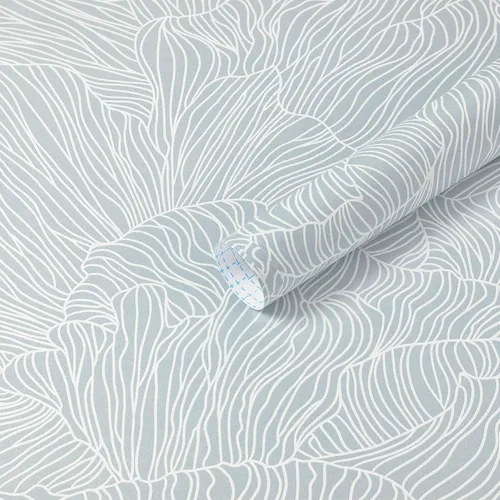 Miniatura 16 de Heroad Papel tapiz de leopardo bohemio para despegar y pegar, papel de contacto blanco y dorado, papel de pared de animales de la selva, papel tapiz