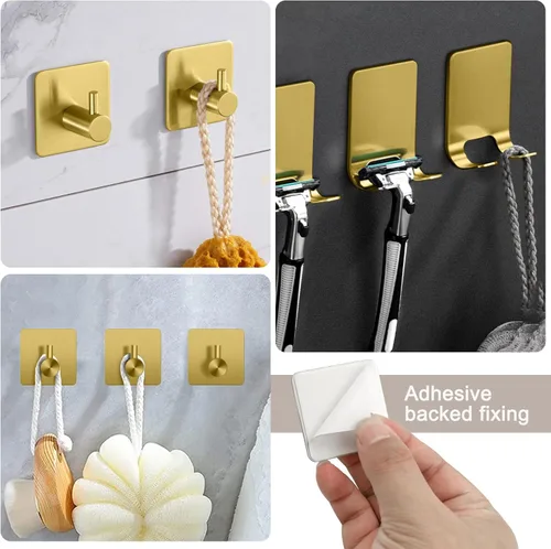 Miniatura 7 de Juego de accesorios de baño, 7 piezas de toallero de baño de acero inoxidable, incluye barras de toalla de mano de 16 pulgadas, soportes para papel