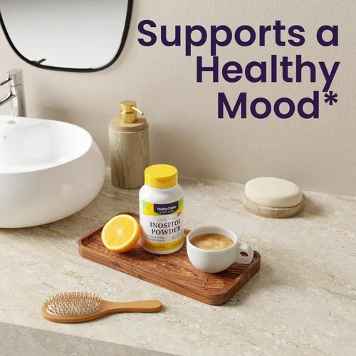 Miniatura 4 de Healthy Origins Inositol en polvo, 2.00 oz - para la salud de la piel, el cabello y las uñas - Suplemento de vitamina B8 en polvo - Parte