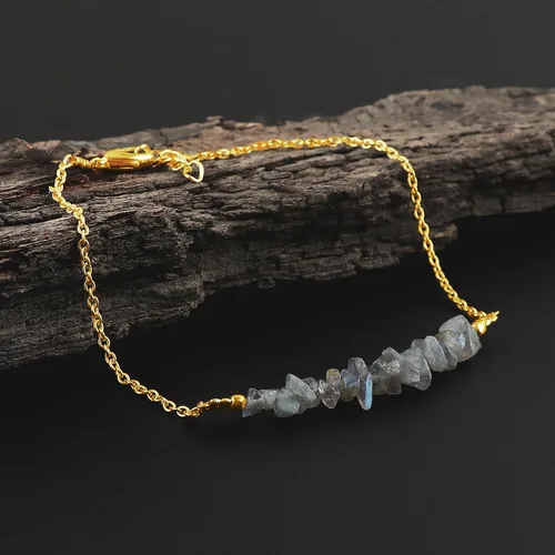 Miniatura 2 de Gemstone Chips Bracelet Gold