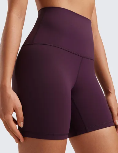 Miniatura 42 de CRZ YOGA Butterluxe Super High Waist Biker Shorts 6"- Yoga Workout Womens Buttery Soft Over Belly