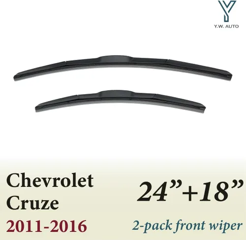Miniatura 2 de Front Windshield Three-Section Wiper Blade Set 2 Pack for Cruze 11-16 (for Cruze 11-16 24"+18")