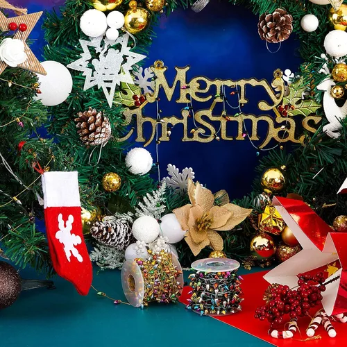 Miniatura 4 de Tuanse Guirnalda de luces falsas de 65.6 pies para decoración de casa, guirnalda de luces en miniatura, manualidades para muebles de casa