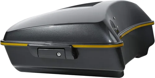 Miniatura 22 de Maletero de afeitar verde manzana/gris cañón de 5.5 pulgadas para modelos Harley Touring 2014-2023 Road King FLHR Road Glide FLTRX Street Glide FLHX