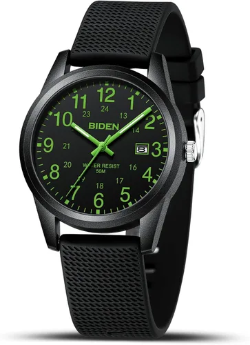 Miniatura 21 de LN LENQIN Relojes para hombre analógicos de cuarzo deportivos unisex, impermeables a 30M, reloj de enfermera para hombres y mujeres, profesionales