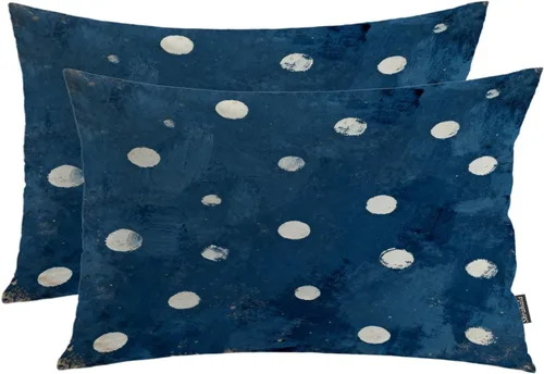 Miniatura 61 de Shrahala Abstract Art Modern Aesthetic Decorative Pillow Covers, Fluid Forms Minimalist Throw Pillow Cover Blended Hidden Zipper Cushion Cases for