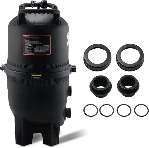 Miniatura 9 de VEVOR Depósito de filtro de piscina Pro 2026 y elemento para piscinas sobre el suelo y enterradas, sistema limpiador grande de 520-525 pies