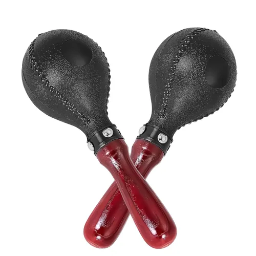 2 piezas de maracas para adultos – Instrumento de percusión duradero de 10.2 pulgadas, bueno para música mexicana, fiestas y actuaciones,