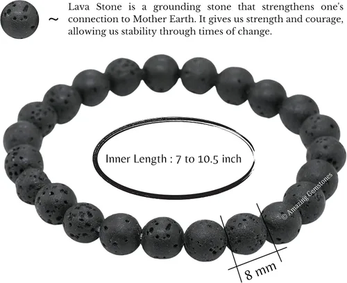 Miniatura 148 de Amazing Gemstone Crystal Bracelet for Women Men's Gifts - Protection Healing Crystal Bracelet - 8mm Gemstone Beaded Stretchable Bracelet Pulseras