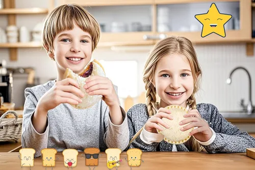 Miniatura 6 de Cortadores de sándwiches y selladores para niños, máquina de sándwiches sin corteza, ideal para lonchera y lonchera Bento para niños y niñas