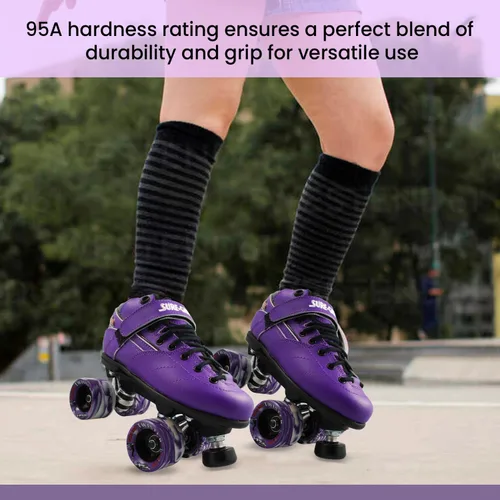 Miniatura 5 de Sure-Grip Twister Ruedas de patines Dureza 95A con 2.441 in x 1.654 in Fabricado con material de uretano – Ruedas deslizantes elegantes