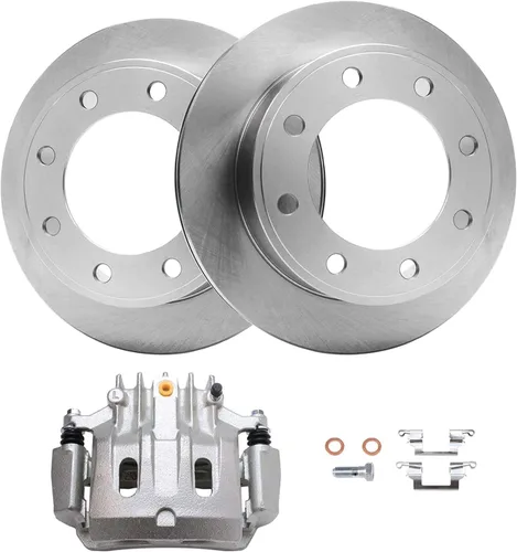 Miniatura 59 de Detroit Axle - Kit de freno delantero para Volkswagen Golf Jetta City Beetle Rotores de freno de disco de repuesto pastillas de freno de cerámica