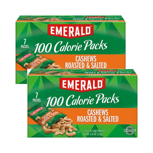 Miniatura 8 de Emerald Nueces secas de almendras tostadas, paquetes de 100 calorías, 7 unidades (paquete de 2)