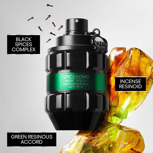 Miniatura 3 de Viktor&Rolf - Spicebomb Nightvision Eau de Parfum - Woody & Spicy - Cologne for Men - With Notes of Incense & Clove