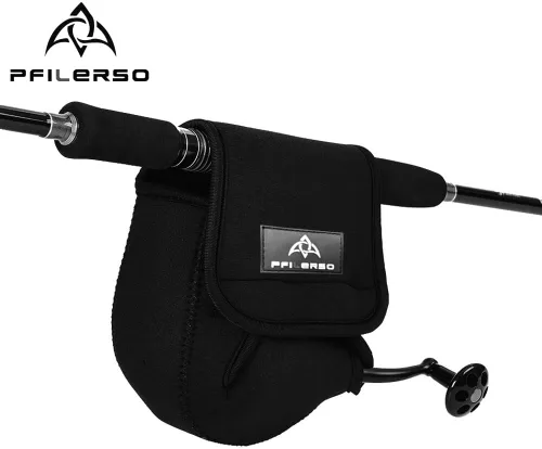 Miniatura 5 de 3Pcs Fundas para Carrete de Pesca Giratoria Bolsa de Transporte para Carrete de Pesca de Arrastre Estuche Protector Funda para Carrete de Pesca