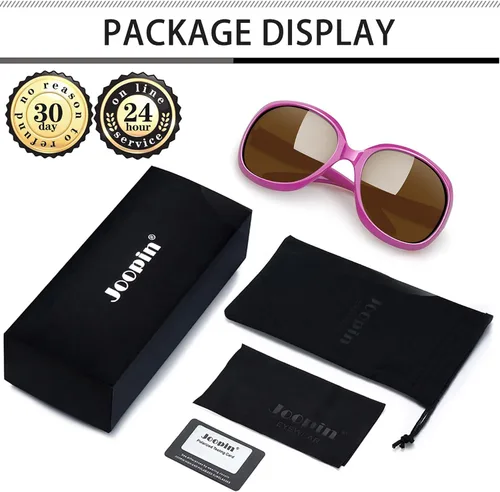 Miniatura 92 de Joopin Lentes de sol de gran tamaño para mujer, polarizados, grandes, para conducción, protección UV, grandes sombras