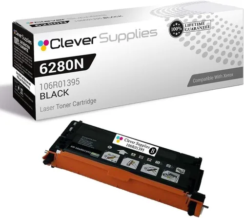 Miniatura 303 de CS compatible Xerox Phaser 6510/WorkCentre 6515 (106r03480) 2 cartuchos de tóner negro para Phaser 6510, WorkCentre 6515 2 negro