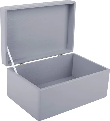 Miniatura 38 de Creative Deco Caja Grande de Madera Negra para Almacenamiento con Tapa con Bisagras 11.8 x 7.87 x 5.51 pulgadas (+-0.5) Caja de Regalo para Negro