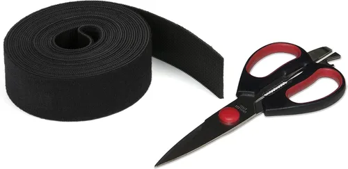 Miniatura 2 de Rollo reutilizable de cierre de de agarre fuerte con terciopelo de microfibra suave al tacto, 1 1/2 pulgadas x 16 pies