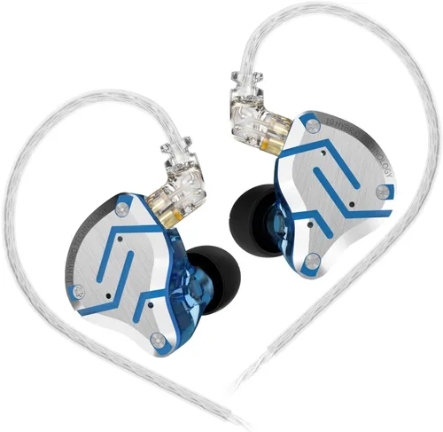 Miniatura 16 de Linsoul - KZ ZS10 Pro, 4BA+1DD, con 5 controladores, auriculares de metal de alta fidelidad con placa frontal de acero inoxidable, cable desmontable