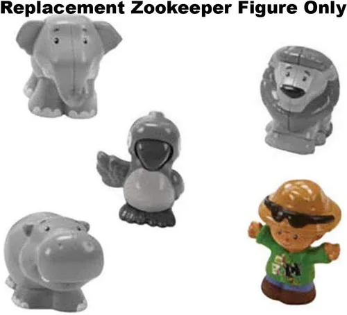 Miniatura 2 de Pieza de repuesto para Safari Playset – Fisher-Price Little People Share and Care Safari FHF35 – Incluye 1 figura de Zookeeper