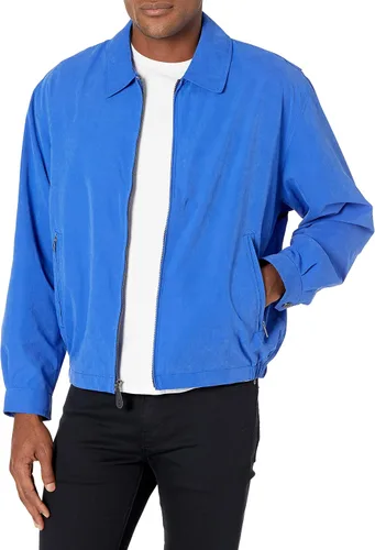 London Fog Chaqueta de golf, de otoño, para hombre, con cremallera delantera