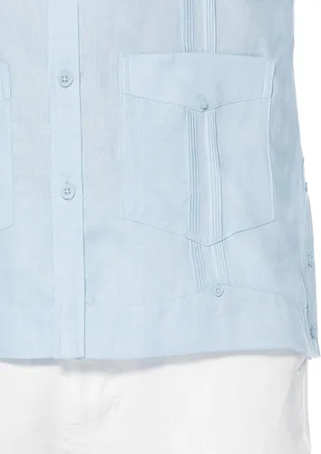 Miniatura 4 de Cubavera Men's 100% Linen Four-Pocket Long Sleeve Button Down Guayabera Shirt (Size Small - 5X Big & Tall)