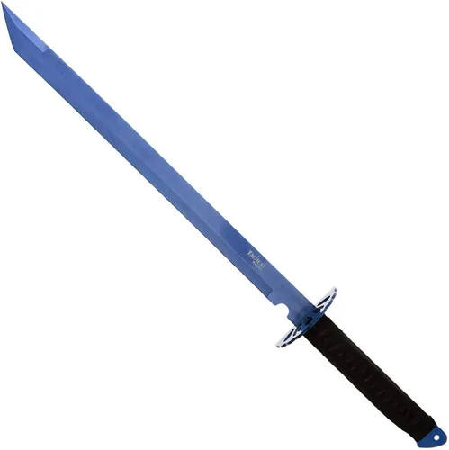 Machete de cuchillas fijas gemelas de 26 pulgadas. 2 piezas de Katana táctica, espadas. para colección, regalos y cuerdas de corte de campamento al