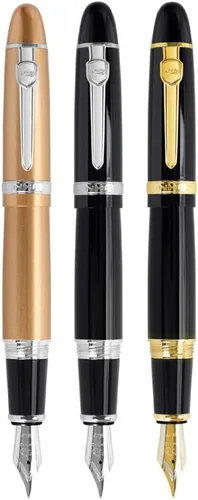 Jinhao 159 - Pluma estilográfica pesada y grande, 3 piezas en 3 colores 3-colores-2