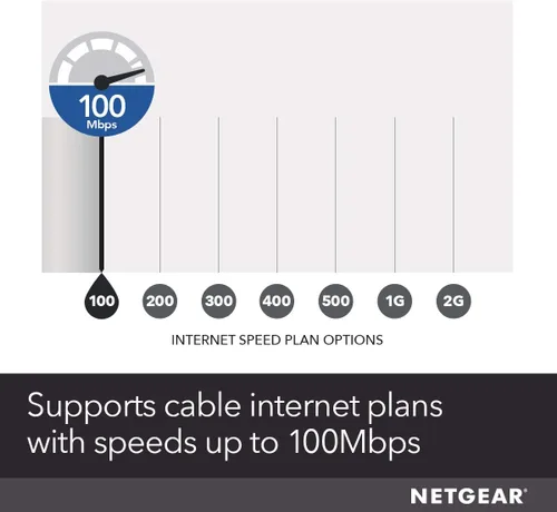 Miniatura 4 de NETGEAR - Módem de cable compatible con todos los proveedores de cables, incluyendo Xfinity by Comcast, Negro