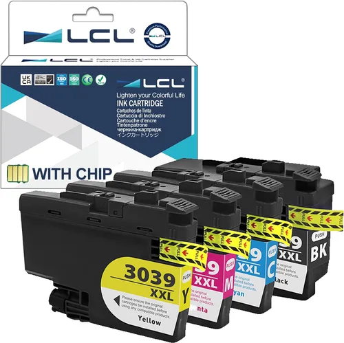 LCL Cartucho de tinta compatible con pigmento de repuesto para Brother LC3039 XXL LC3039XXL LC3039BK LC3039C LC3039M LC3039Y MFC-J5845DW MFC-J5945DW
