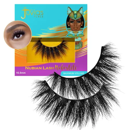 Miniatura 9 de Juvia's Place Nubian Lashes Luxor - Extensión de pestañas para uso diurno o nocturno, pestañas de visón veganas, pestañas esponjosas sin crueldad