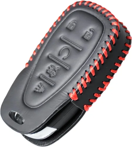 Miniatura 7 de Funda de llavero de cuero con costura hecha a mano para Chevrolet Chevy Malibu Camaro Trax Traverse Sonic Cruze Volt Equinox Trailblazer