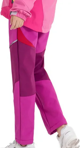Miniatura 3 de M2C Pantalones de senderismo impermeables con forro polar para niños y niñas