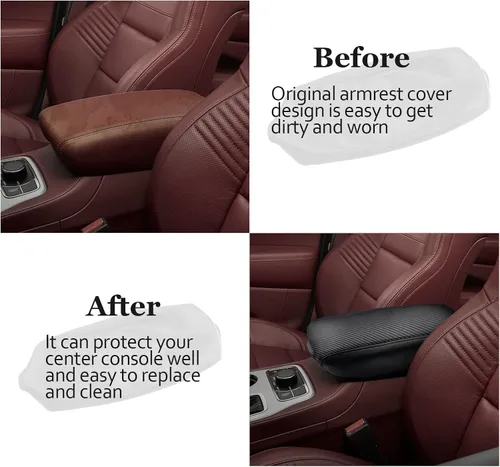 Miniatura 5 de SKTU para 2011-2021 Jeep Grand Cherokee Cubierta de Consola Central 2021 Cubierta de Consola Central Grand Cherokee Accesorios Grand Cherokee WK2