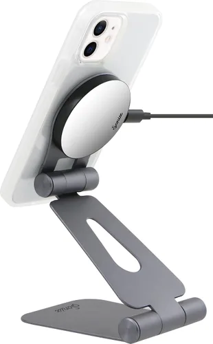 Miniatura 7 de Sonix Pedestal magnético ajustable para teléfono celular, compatible con Apple MagSafe (grafito)