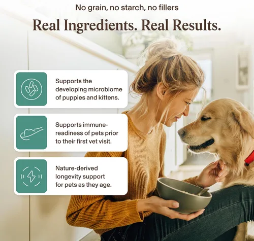 Miniatura 3 de Real Mushrooms Pet Defenders with Krill - Apoyo inmunológico para perros con Reishi, cola de pavo, shiitake, extractos de hongos orgánicos Maitake