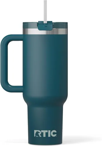 Miniatura 18 de RTIC Vaso Tumbler de Viaje por Carretera de 30 oz con Doble Pared Revestido de Cerámica Aislado Taza Portátil de Café de Viaje de Acero Inoxidable